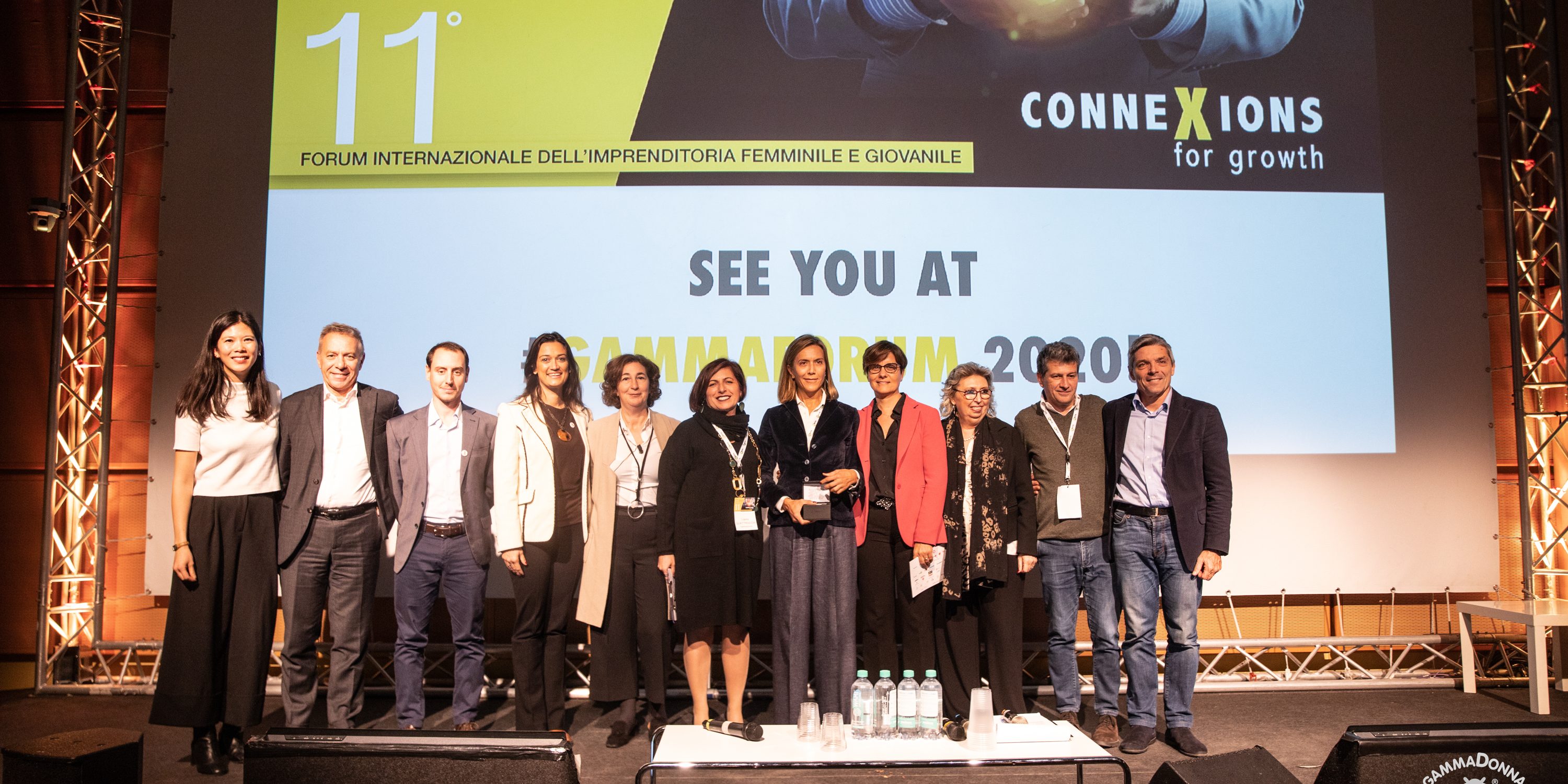 Sonja Blanc, Silvia Wang e la Giuria del Premio GammaDonna 2019