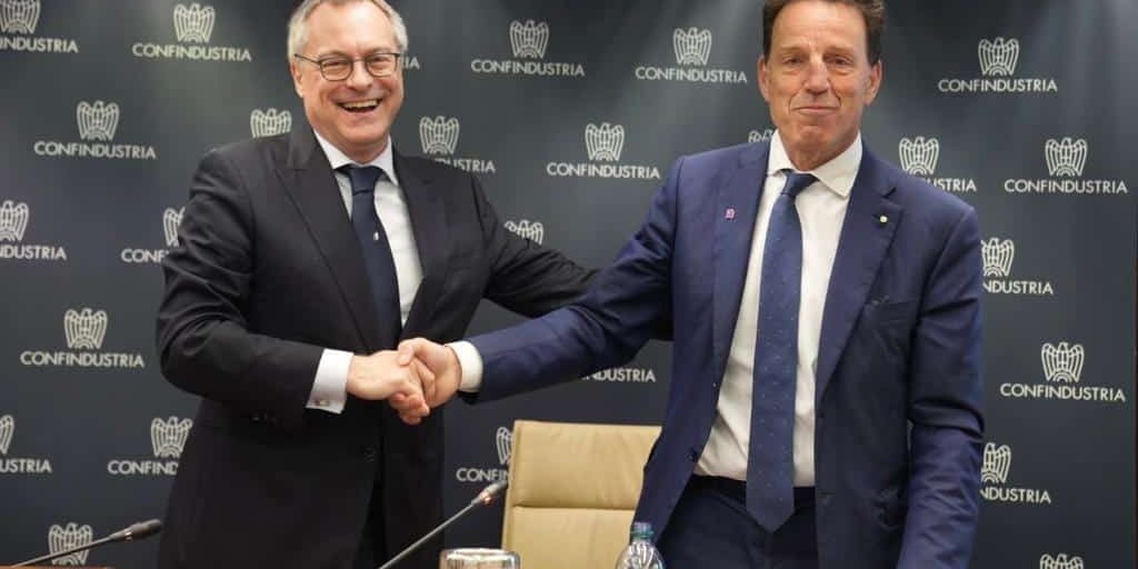 Carlo Bonomi e Geoffroy Roux de Bézieux