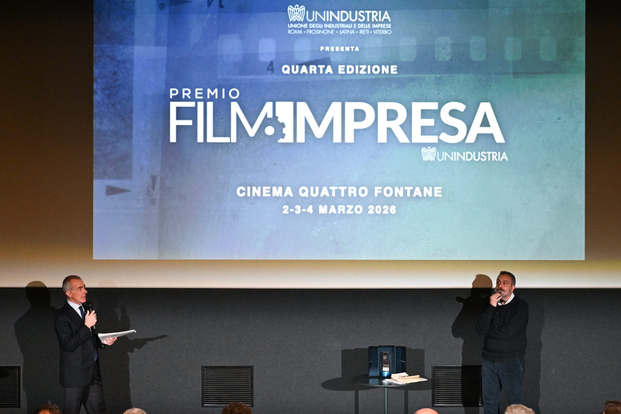 Premio Film Impresa 2026, a Roma l'industria si racconta al cinem