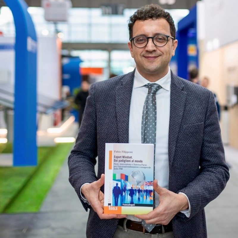 Fabio Filipponi, autore di “Export Mindset. Dai padiglioni al mondo”