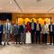 Claudia Sartirani, al centro, neoeletta presidente della Piccola Industria di Confindustria Lombardia, insieme a Fausto Bianchi, presidente di Piccola Industria Confindustria, e ai componenti del nuovo Comitato regionale.