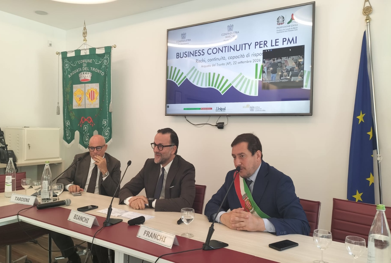 Business continuity e Pmi: Confindustria torna ad Arquata del Tronto a dieci anni dal sisma