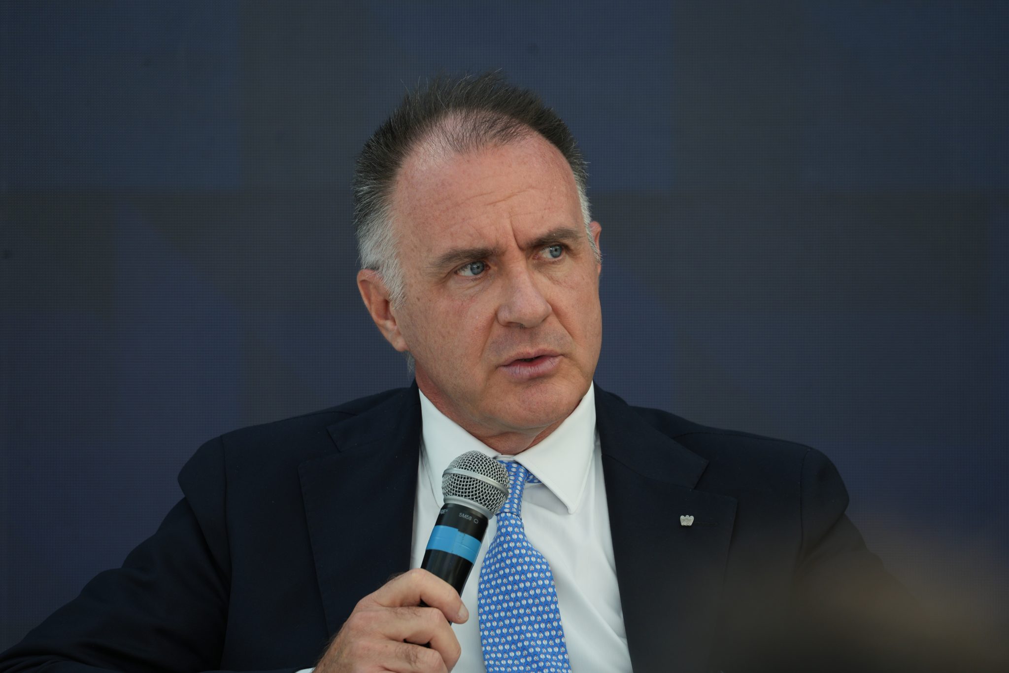 Il presidente di Confindustria Emanuele Orsini interviene alla presentazione del Rapporto CSC, richiamando la necessità di sostenere gli investimenti e le aggregazioni tra imprese.