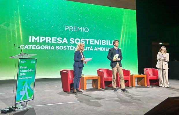 Un momento della premiazione per la categoria Sostenibilità ambientale del Premio Impresa Sostenibile 2026, il 29 ottobre all’Auditorium Parco della Musica Ennio Morricone di Roma. Un momento della premiazione per la categoria Sostenibilità ambientale del Premio Impresa Sostenibile 2026, il 29 ottobre all’Auditorium Parco della Musica Ennio Morricone di Roma.
